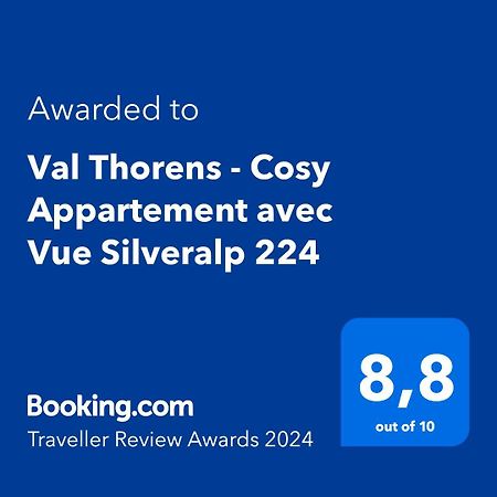 Val Thorens - Cosy Appartement Avec Vue Silveralp 224 Экстерьер фото
