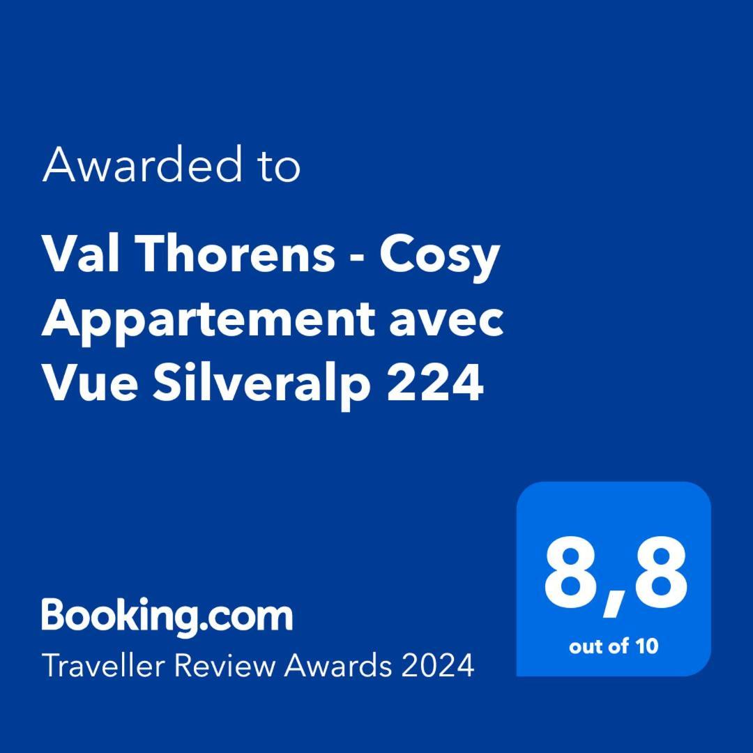 Val Thorens - Cosy Appartement Avec Vue Silveralp 224 Экстерьер фото